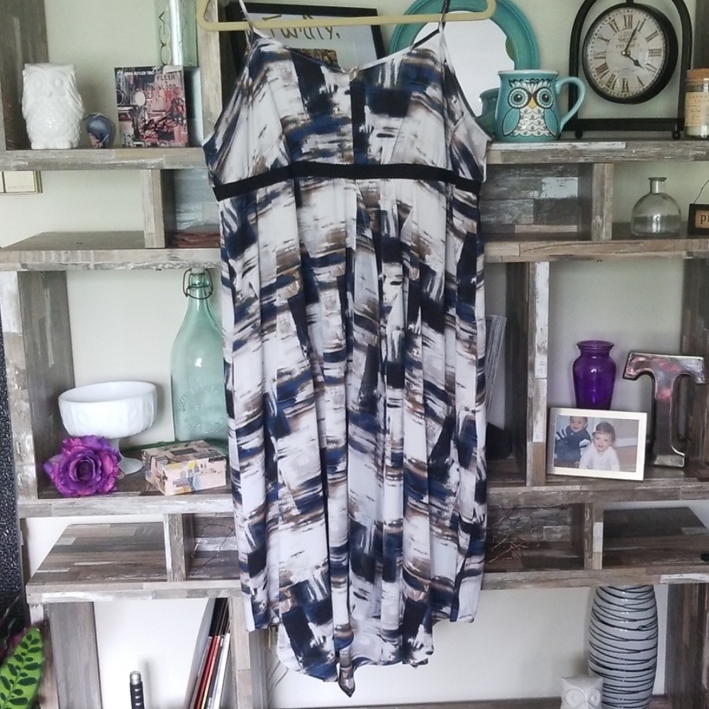 Silky Slip on Dress with pockets!